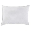 Pom Pom At Home Blake Sham, Standard In White/ocean