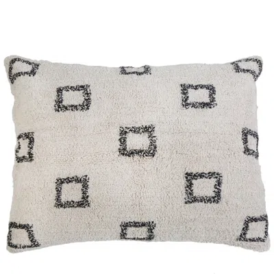 Pom Pom At Home Bowie Big Accent Pillow In Gray