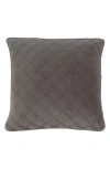 Pom Pom At Home Brussels Large Euro Pillow In Pewter