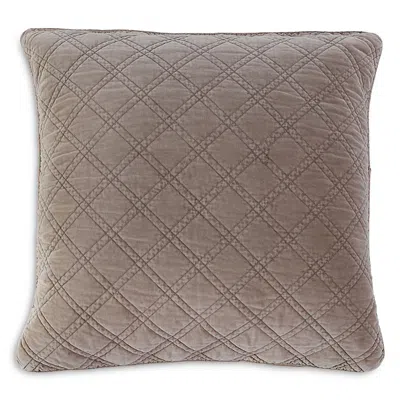 Pom Pom At Home Brussels Velvet Quilted Oversized Euro Sham In Animal Print