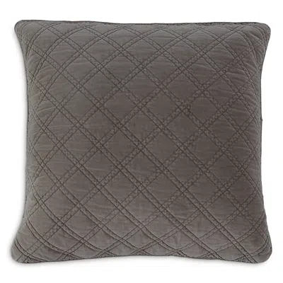 Pom Pom At Home Brussels Velvet Quilted Oversized Euro Sham In Multi