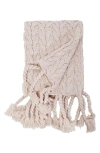Pom Pom At Home Capistrano Fringed Throw In Blush