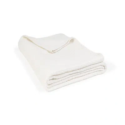Pom Pom At Home Chatham 100% Cotton Blanket In Cream