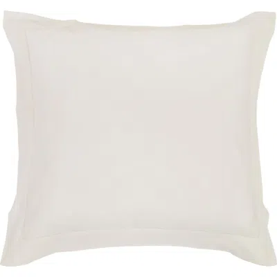 Pom Pom At Home Classico Cotton Sateen Euro Pillow Sham In Neutral