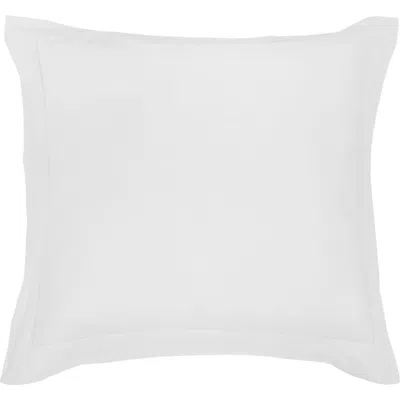 Pom Pom At Home Classico Cotton Sateen Euro Pillow Sham In White