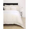 Pom Pom At Home Classico Hemstitch Cotton Sateen Duvet Cover Set, King In Ivory