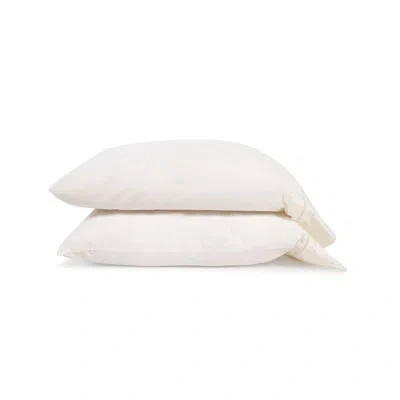Pom Pom At Home Como 300 Thread Count Sateen Pillowcase In Ivory