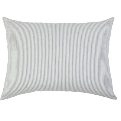Pom Pom At Home Connor Big Pillow In Ivory/denim
