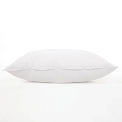 Pom Pom At Home Down Feathers Firm Support Pillow In White