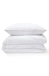 Pom Pom At Home Emily Cotton Seersucker Duvet Cover & Shams Set In White/natural