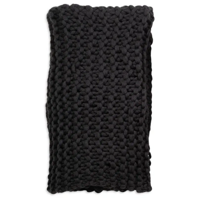 Pom Pom At Home Finn Hand Knit Throw In Antique White