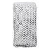 Pom Pom At Home Finn Hand Knit Throw In Silver
