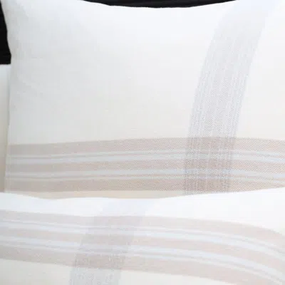 Pom Pom At Home Geneva Brushed Cotton Bed Blanket In White