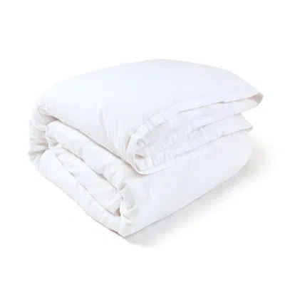 Pom Pom At Home Georgie Rayon From Bamboo Linen Duvet Cover In White