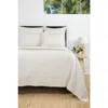 Pom Pom At Home Hampton Linen Quilt In Cream