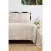 Pom Pom At Home Hampton Linen Quilt In Flax