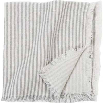 Pom Pom At Home Healdsburg Set Of 4 Napkins In Grey