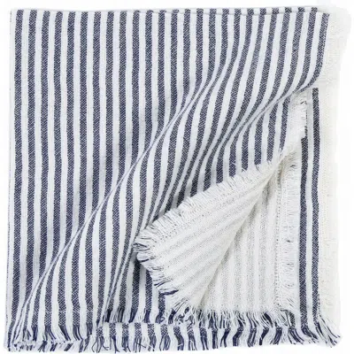 Pom Pom At Home Healdsburg Set Of 4 Napkins In Navy