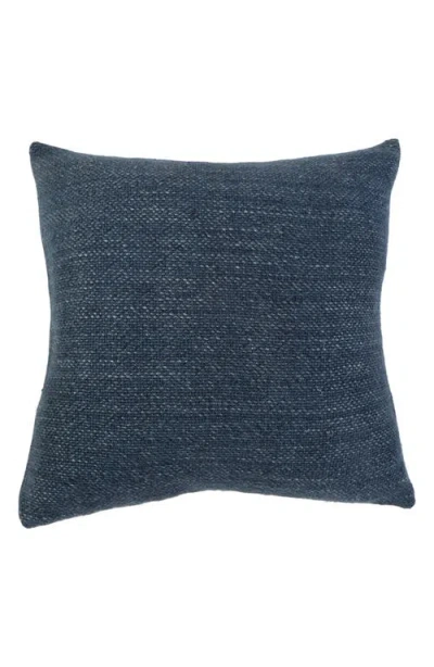 Pom Pom At Home Hendrick Linen & Cotton Accent Pillow In Blue