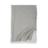 Pom Pom At Home Hermosa Oversized Throw Blanket In Light Grey Cream