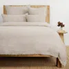 Pom Pom At Home Hunter Duvet Cover, Queen In Flax
