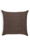Pom Pom At Home Hunter Euro Pillow Sham In Walnut