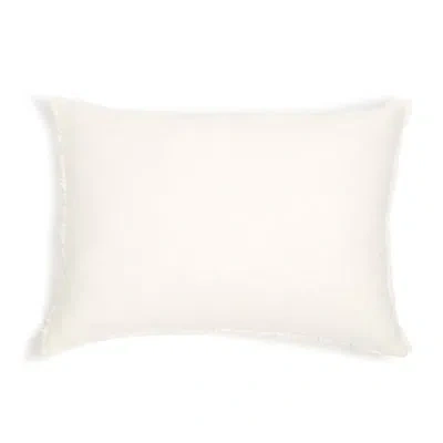 Pom Pom At Home Hunter Handwoven Linen Sham In Cream