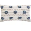 Pom Pom At Home Izzy Accent Pillow In Ivory/denim