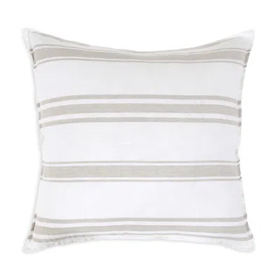 Pom Pom At Home Jackson Euro Sham In White/natural