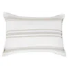 Pom Pom At Home Jackson Sham, Standard In White/natural