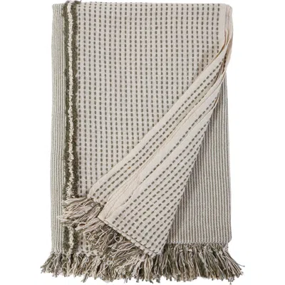 POM POM AT HOME POM POM AT HOME JAGGER OVERSIZE COTTON BLEND THROW BLANKET