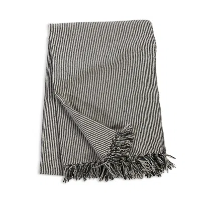 Pom Pom At Home James Oversized Throw In Ivory Charcoal