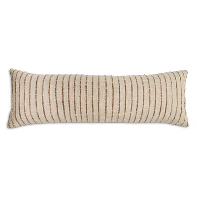 Pom Pom At Home Jojo Handwoven Decorative Pillow 14 X 40 In Brown
