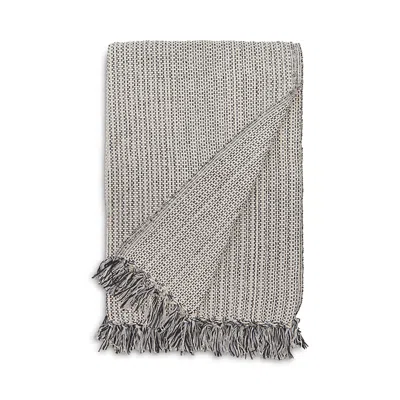 Pom Pom At Home Julian Handwoven Cotton Oversized Throw Blanket In Gray
