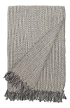 Pom Pom At Home Julian Oversize Cotton Throw Blanket In Charcoal