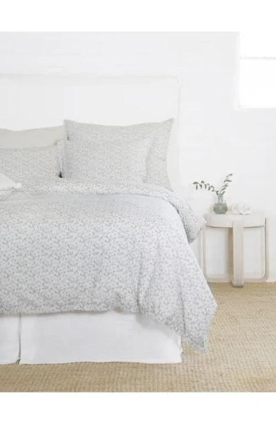 Pom Pom At Home June Cotton Duvet In Ocean Grey