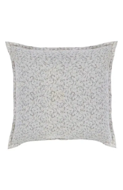 Pom Pom At Home June Euro Pillow Sham In Ocean/grey