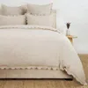 Pom Pom At Home Kelly Duvet Cover, King In Flax/flax