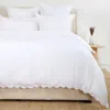 Pom Pom At Home Kelly Duvet Cover, King In White/white