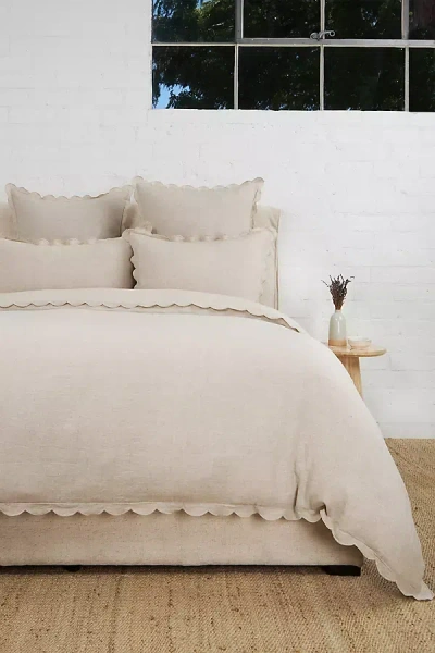 Pom Pom At Home Kelly Flax Linen Duvet Cover In Multi