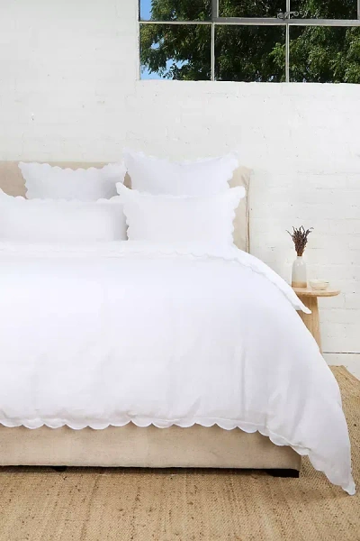 Pom Pom At Home Kelly Flax Linen Duvet Cover In Multi