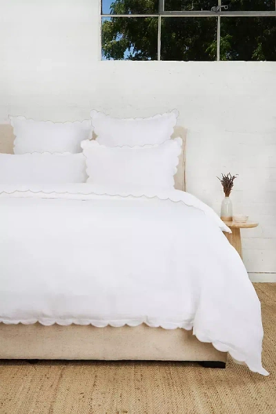 Pom Pom At Home Kelly Flax Linen Duvet Cover In Animal Print