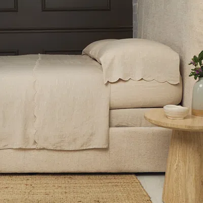 Pom Pom At Home Kelly Linen Sheet Set, California King In Brown