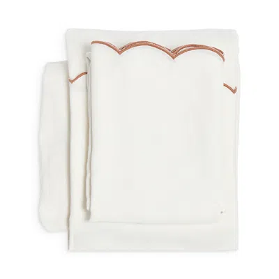 Pom Pom At Home Kelly Linen Sheet Set, California King In Red