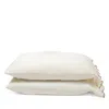 Pom Pom At Home Kelly Set Of 2 Linen Pillowcases In Cream/terracotta