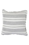 Pom Pom At Home Laguna Accent Pillow In Grey/charcoal