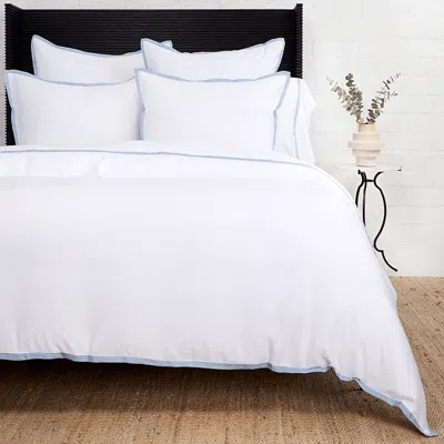 Pom Pom At Home Langston Duvet Cover Set, Twin In Blue
