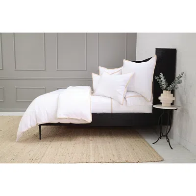Pom Pom At Home Langston Euro Sham In White