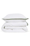 Pom Pom At Home Langston Sateen Duvet Cover & Sham Set In White