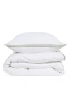 Pom Pom At Home Langston Duvet Cover Set, Queen In White/seaglass